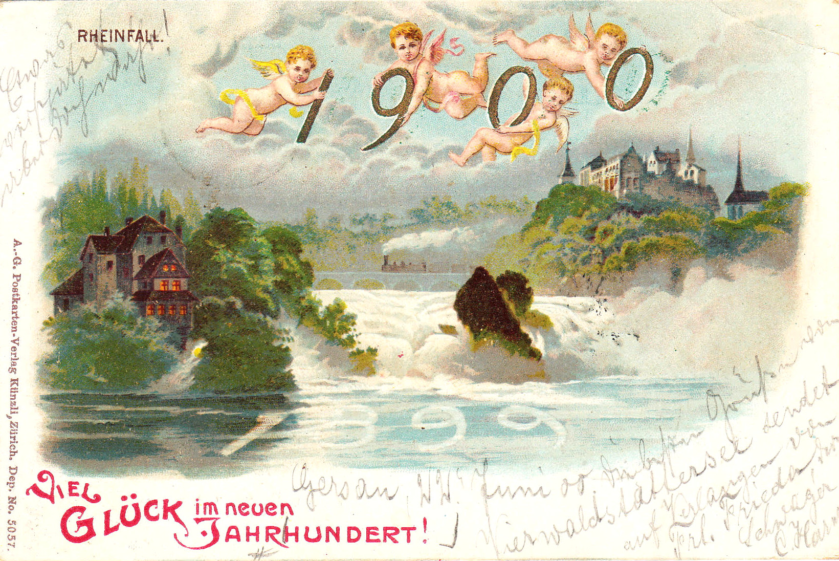 Postkarte aus dem Jahr 1900