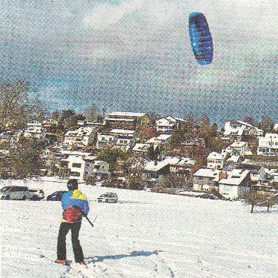 thumbnail Snow kiting in Uhwiesen