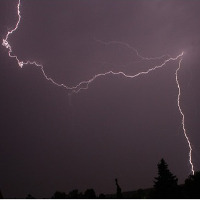 thumbnail Fire after lightning in Neuhausen