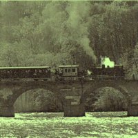 thumbnail Steamengine at the rheinfall