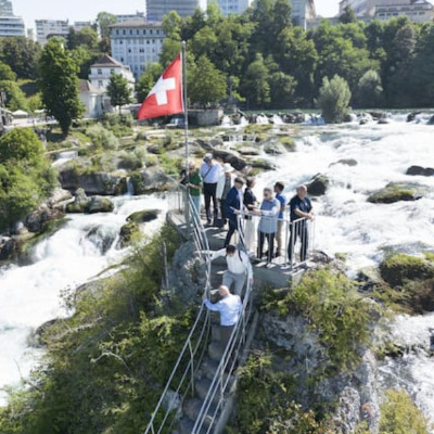 thumbnail Bundesrat at the rheinfalls