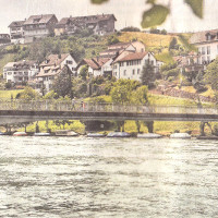 Die verschwundene Faehre vom Rhein