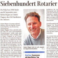 700 Rotarier am Rheinfall