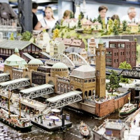 Plan einer Miniaturwelt am Rheinfall
