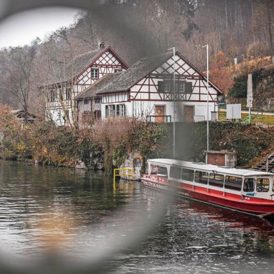 Kantonale Fischzuchtanstalt fuer Rheinfalltouristen