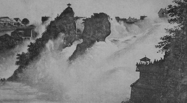 Rheinfall, Jahr unbekannt, Postkarte, Fotograf unbekannt
